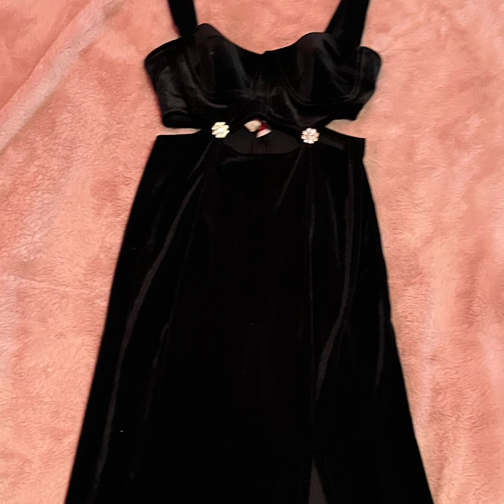 Split formal dress